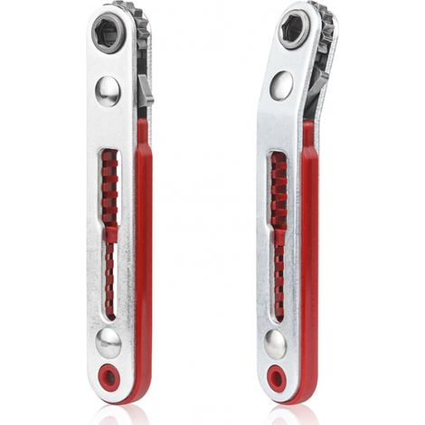 Lot de 2 pièces Mini Cliquet Magnétique, 1/4" Mini Cliquet à clé Petit pour Gadgets Maisons Machines et Autres Appareils (1/5)