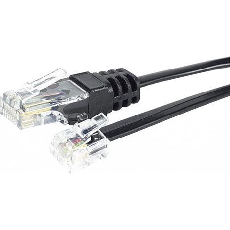 exertis Connect Cordon de raccordement téléphonique RJ11/ RJ45 - 5 m (285010)