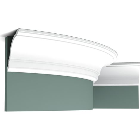 Cornice soffitto parete Orac Decor CX106F AXXENT modanatura tipo stucco cornice flessibile design classico bianco 2m (1/5)