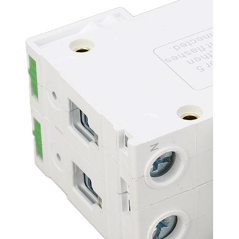 Disjoncteur WiFi 2P 63A AC 230V 30mA avec protection contre les fuites de courant, temporisé et télécommandé. (1/5)
