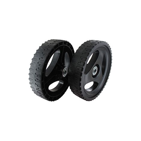 Rueda delantera para cortacéspedes Scheppach modelos LM141-46P, LM173-51S, MS173-51, MS225-53, MS226-53, MS225-53E, MS196-51E, TT196-51SE