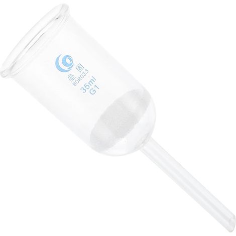 Entonnoir et Forme Ronde 35ml en Verre de Laboratoire Résistant aux Acides Surface Lisse pour Filtrage Précis en Milieu Scientifique (1/5)