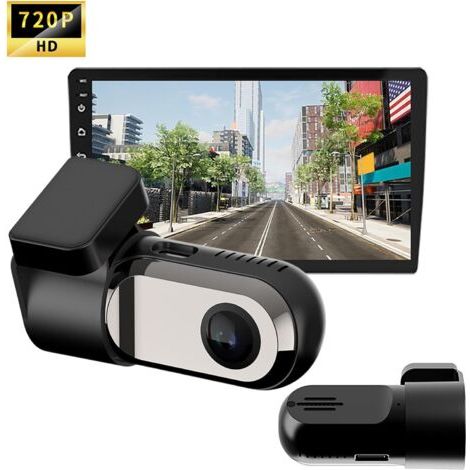 Dashcam per auto, telecamera per cruscotto, dashcam per veicoli, telecamera per auto, monitor di parcheggio grandangolare impermeabile
