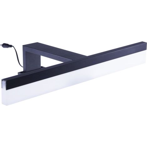 Voltman – Applique de salle de bain 78cm noire – 16W 1280lm – Étanchéité IP44 – Design moderne rectangulaire et cubique (1/5)