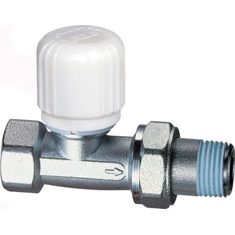 FAR 1640 Valvola Termostatizzabile Diritta Cromata Ø3/4" Attacco Ferro Con Codolo - 1640 34 (1/2)
