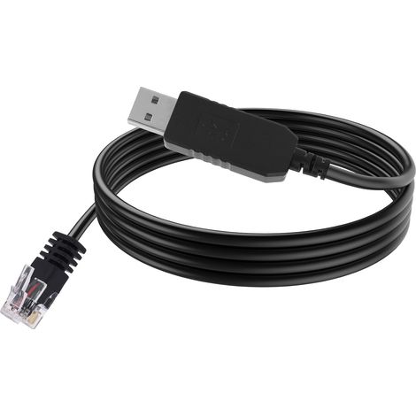 Câble pour Détecteur de Radar, 150cm USB Vers RJ11 Cordon d'Alimentation de Remplacement Compatible avec Escort Radenso XP Beltronics Uniden (1/5)