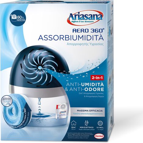 6 x ARIASANA ASSORBIUMIDITA AERO 360 + 1 RIC 450 G