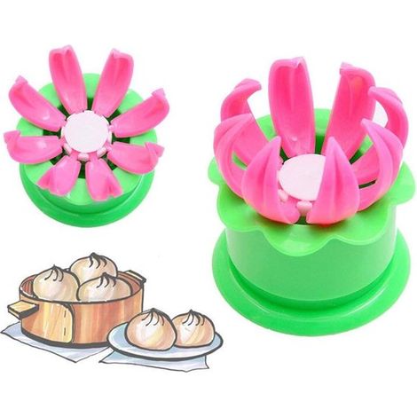 Stampo per panini ripieni, stampo per ravioli, stampo per pasta sfoglia, facile da pulire, 8 x 7,7 x 4,3 cm, colore casuale (1/5)
