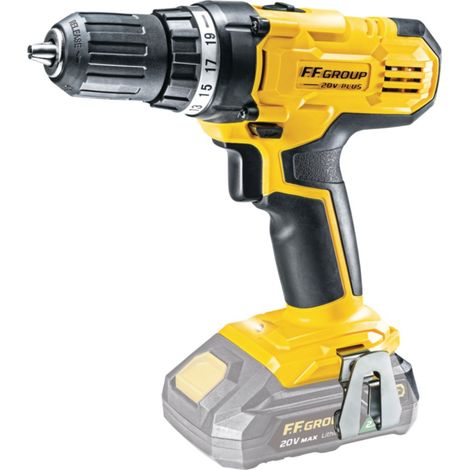 Ff-group cdd/40 20v plus trapano avvitatore con 2 batterie uso semi professionale (1/5)