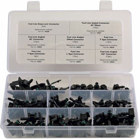 Coffret raccords retour injecteur rampe commune common rail (1/3)