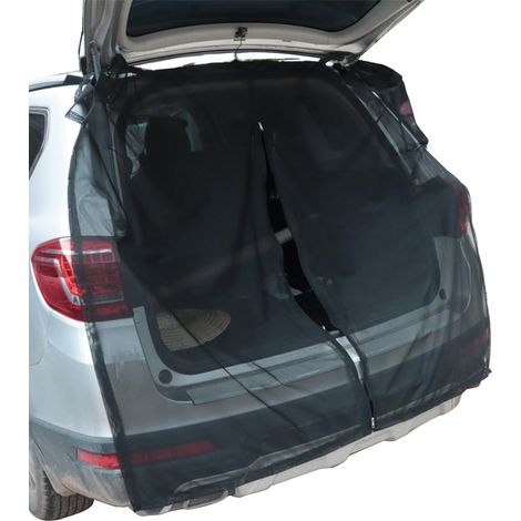 Filet d'insertion, écran de hayon de voiture amélioré pour SUV, camping, tente de voiture, accessoires de camping (1/5)