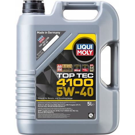 Aceite de motor Liqui Moly 5W40 5L 9511 original de Alemania (1/3)