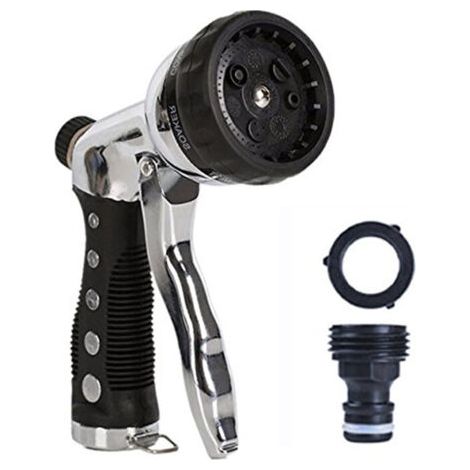 Pistolet à eau multifonction buse de tuyau haute pression jardin pulvérisateur de jardin outil de lavage de voiture pistolet de pulvérisation pulvérisateur d'eau de jardin (1/5)