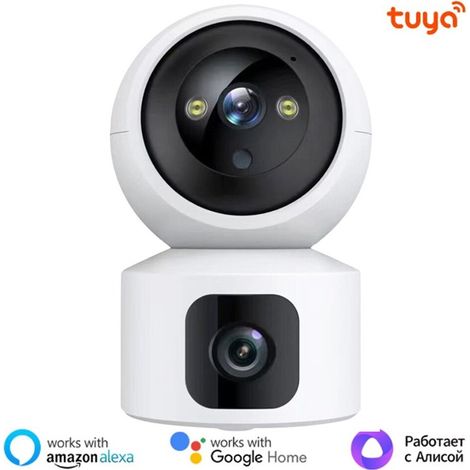 Tuya Telecamera di Sicurezza con Doppio Obiettivo 4 MP Smart WiFi (1/5)