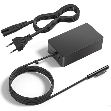 65W Chargeur pour Microsoft Surface Pro 11/X/10/9/8/7/ 7+/6/5/4/3 (1/5)