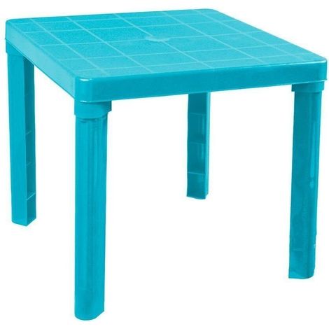 Tavolino bambino baby in plastica colore Celeste (1/3)