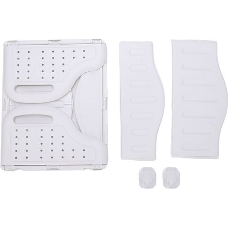 Étagère pour enfants en polypropylène à 3 niveaux, blanche, idéale pour ranger et présenter les livres des tout-petits dans une chambre ou une salle de classe. (1/5)