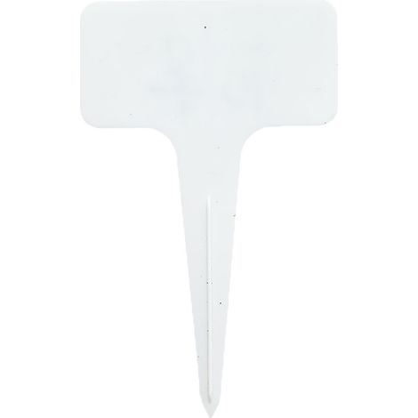 Lot de 160 étiquettes pour plantes en plastique de qualité supérieure - 160 x blanches - Étiquettes pour plantes à écrire - Résistantes aux intempéries - Pour légumes, herbes, fleurs