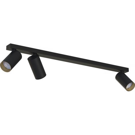 Barre spots plafond Nowodvorski MONO 7767 LED noir/or (1/2)
