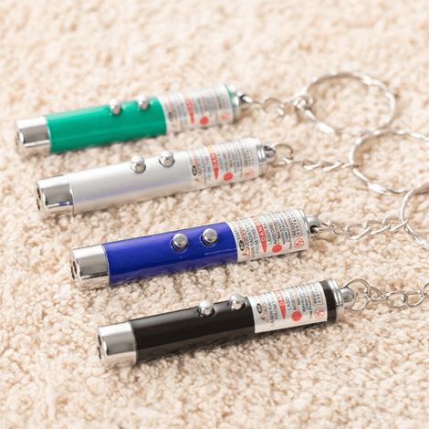 Lot de 4 pointeurs laser Brother Teddy, jouets pour chatons et chiens, stylos laser de dressage pour chats d'intérieur (1/4)