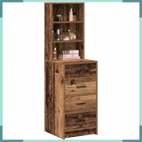 865053 Haut Armoire Bois ancien 40 x 41 x 135 cm Bois d'ingénierie (1/5)
