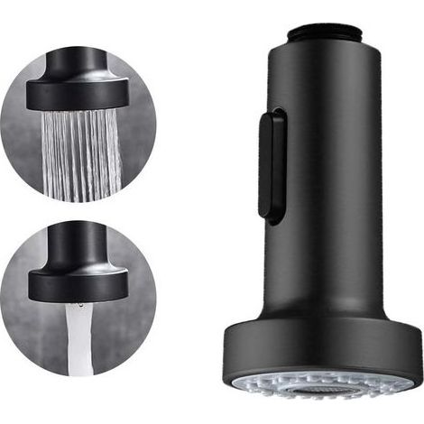 Küchenarmatur mit Ausziehbrause, Ausziehbrause für Küchenarmaturen, Wasserhahndüse, Klappbarer Küchenhahn, Ausziehbrause passend für Wasserhahn, Universelle Küchenmischbatterie mit Ausziehbrause (A-Sc (1/5)