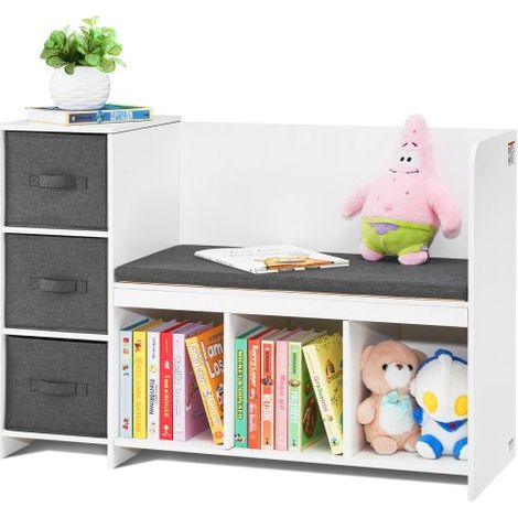 Banc de Lecture pour Enfants Meuble de Rangement avec Coussin de (1/5)