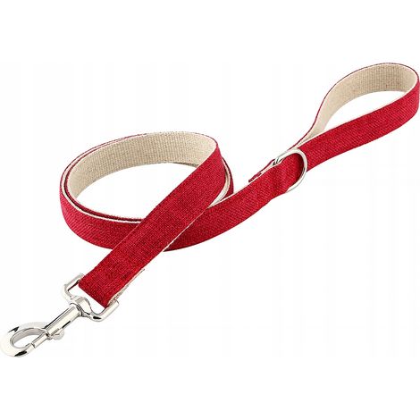 Guinzaglio per cane di piccola taglia, rosso, HUGGY DOGGY, leggero, S (1/5)