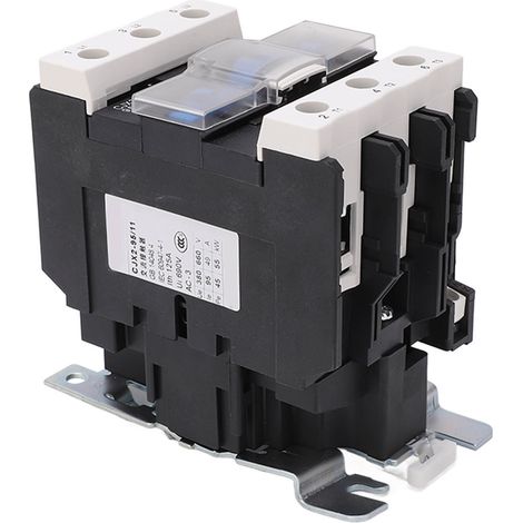 AC 95A Schütz, flammhemmendes ABS-Gehäuse, elektromagnetischer Schalter für die Stromverteilung, industrielle Anwendung, robust und zuverlässig. (1/5)