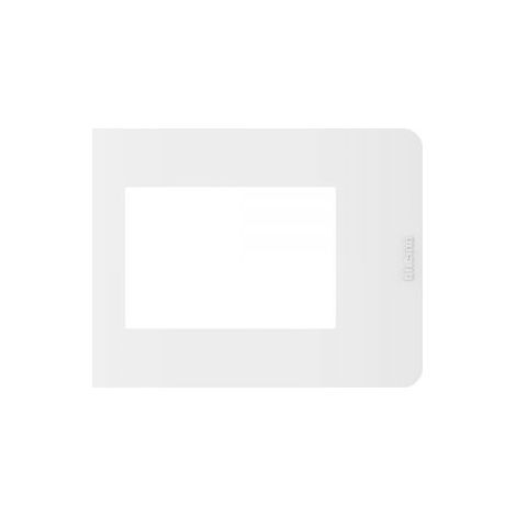 Bticino MatixGo Placca 3 moduli materiale tecnopolimero Bianco - JA4803JW