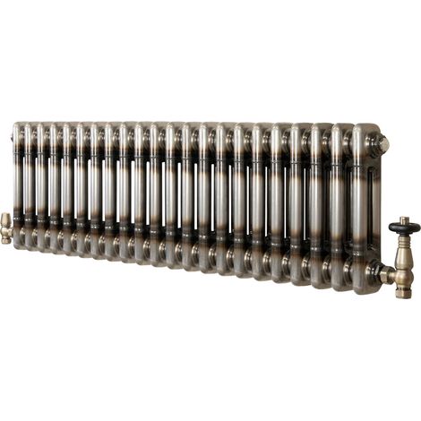 Radiatore 2 Colonne Orizzontale Metallo Grezzo 300x1010mm TRV