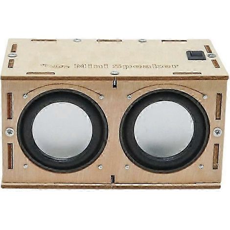 Kit d'enceinte Bluetooth à monter soi-même, boîtier en bois, amplificateur de son électronique avec tous les composants nécessaires