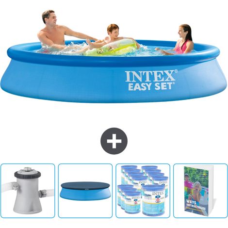 Intex Piscine Easy Set Ronde - 305x61 cm - 5-pièces  SCB127 (1/5)
