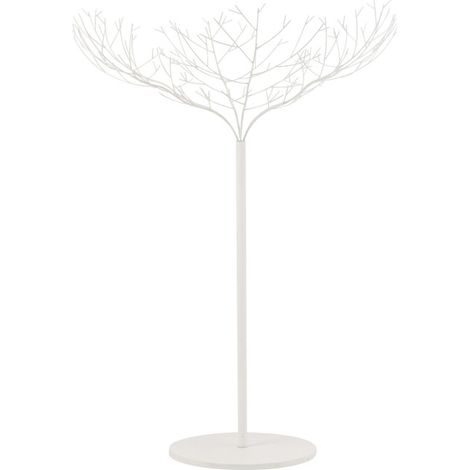 Arbre Déco en Métal "Maynard" 180cm Blanc (1/4)