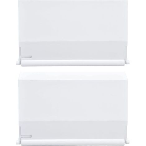 2-teiliges Poolskimmer-Set – 19,5 x 14 cm Überlaufabweiser – Strapazierfähiger, elastischer Kunststoff – Kompatibel mit Pools und Whirlpools (1/5)