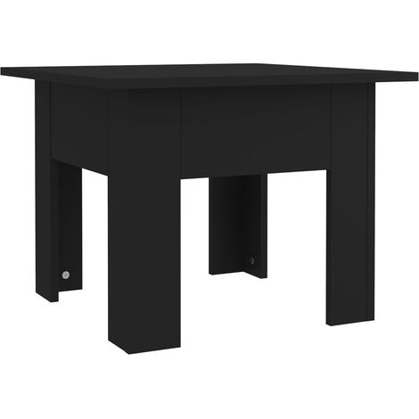 Maison Exclusive - Couchtisch Schwarz 55x55x42 cm Holzwerkstoff