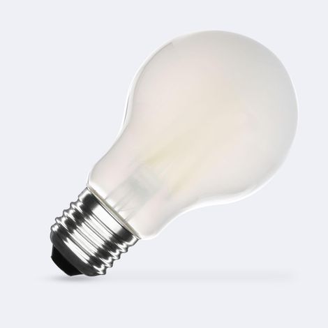 Bombilla Filamento LED E27 Casquillo Gordo 2.3W 485lm A60 High Efficiency 210 lm/W Clase A No Flicker 6500K Blanco Frío