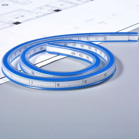 30 cm Regle Souple Plastique Vinyle Regle Courbe Coudre et Dessiner avec l'outil Parfait, Outils de couture (1/5)