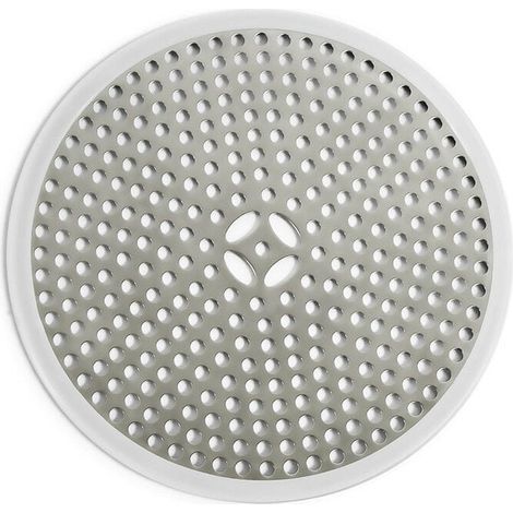 Filtre de bonde de douche, grille de douche en acier inoxydable, gris (1/3)