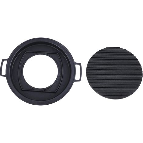 Grill de Table Japonais Mini en Alliage d'Aluminium, Barbecue Portable au Charbon de Bois, Grand Cercle pour Extérieur