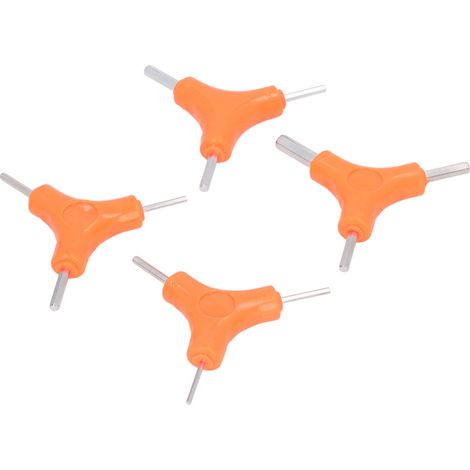 Herramienta para bicicleta en forma de Y de 3 vías, llave hexagonal, juego de 4