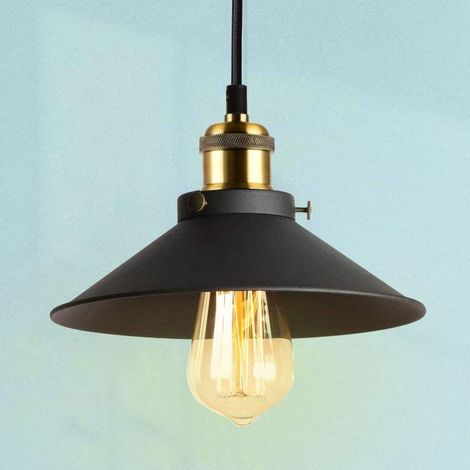 E27 Suspension Luminaire Induistrielle Lampe Corde de Chanvre Double tête Suspendue de Vintage Réglable Lampe Lustre pour Salon (1/5)