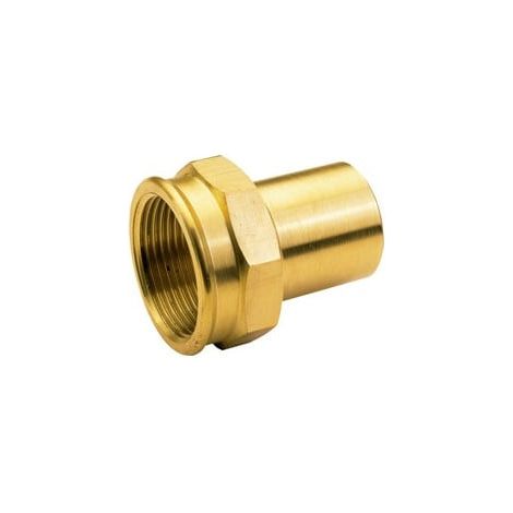 Manchon laiton à sertir et à visser - Mâle Femelle Ø22x1/2"(15/21) (1/2)