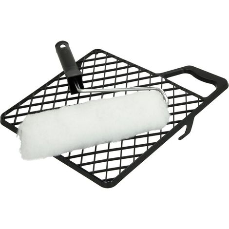 Ensemble rouleau de peinture latex 25 cm avec grille peinture