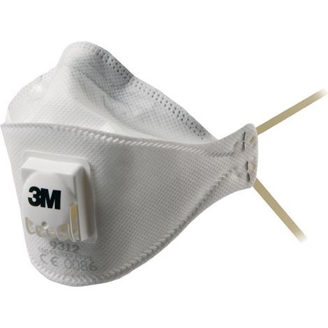 MASCHERA RESPIRATORIA SERIE 9300 AURA CON VALVOLA 9312+ FF P1