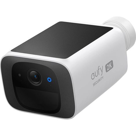 Eufy Security SoloCam S220, Camara vigilancia WiFi Exterior, Camara vigilancia WiFi Exterior Solar,2K resolución, IP67, nessun canone mensile, No se