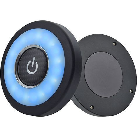 Luz LED de 3 colores para maletero de coche, lámpara de lectura magnética, regulable, luz LED recargable por USB para coche/camión/armario/camping/caravana (1/5)