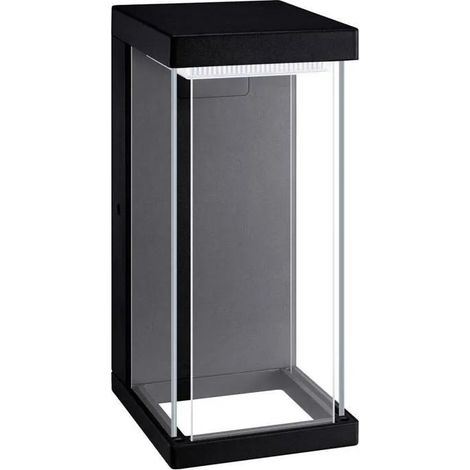 Philips Kyrie aplique de pared negro 12 W IP44 exterior (1/3)