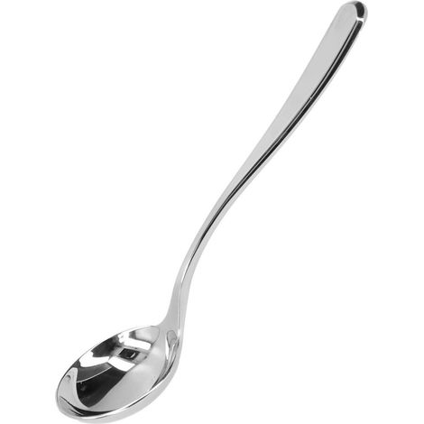 Cuillère à café en acier inoxydable pour mousse de lait, dessert, gâteau, crème glacée (1/5)