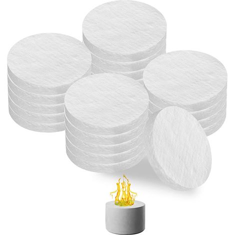 Mèche en laine de céramique ronde pour poêle de table, mèche isolante en fibre de céramique, adaptée aux poêles de table ronds et aux cheminées (1/5)